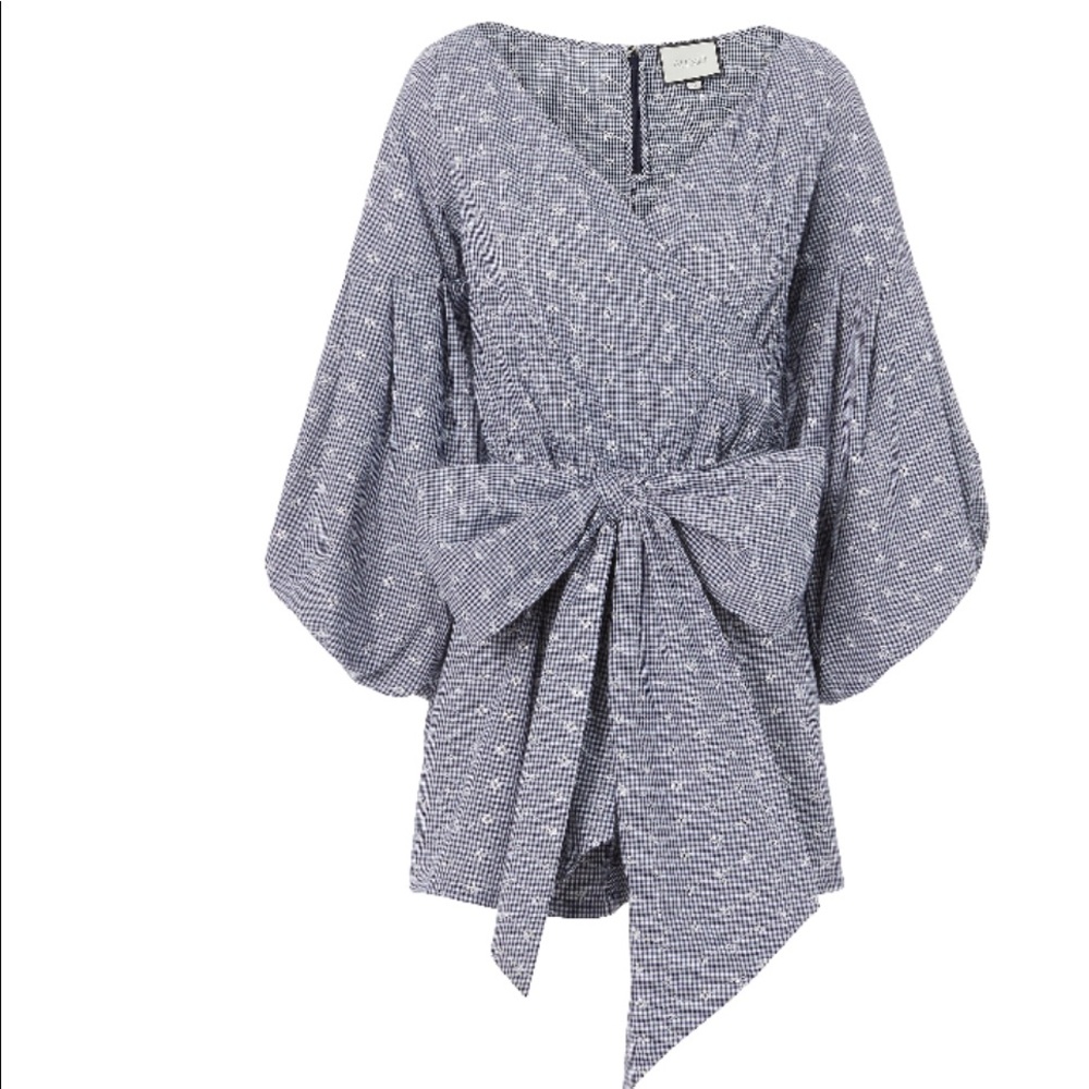 Stunning Alexis Sanna Gingam Romper